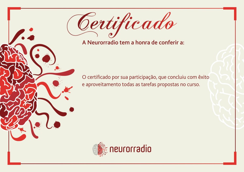 Certificado Neurorradio